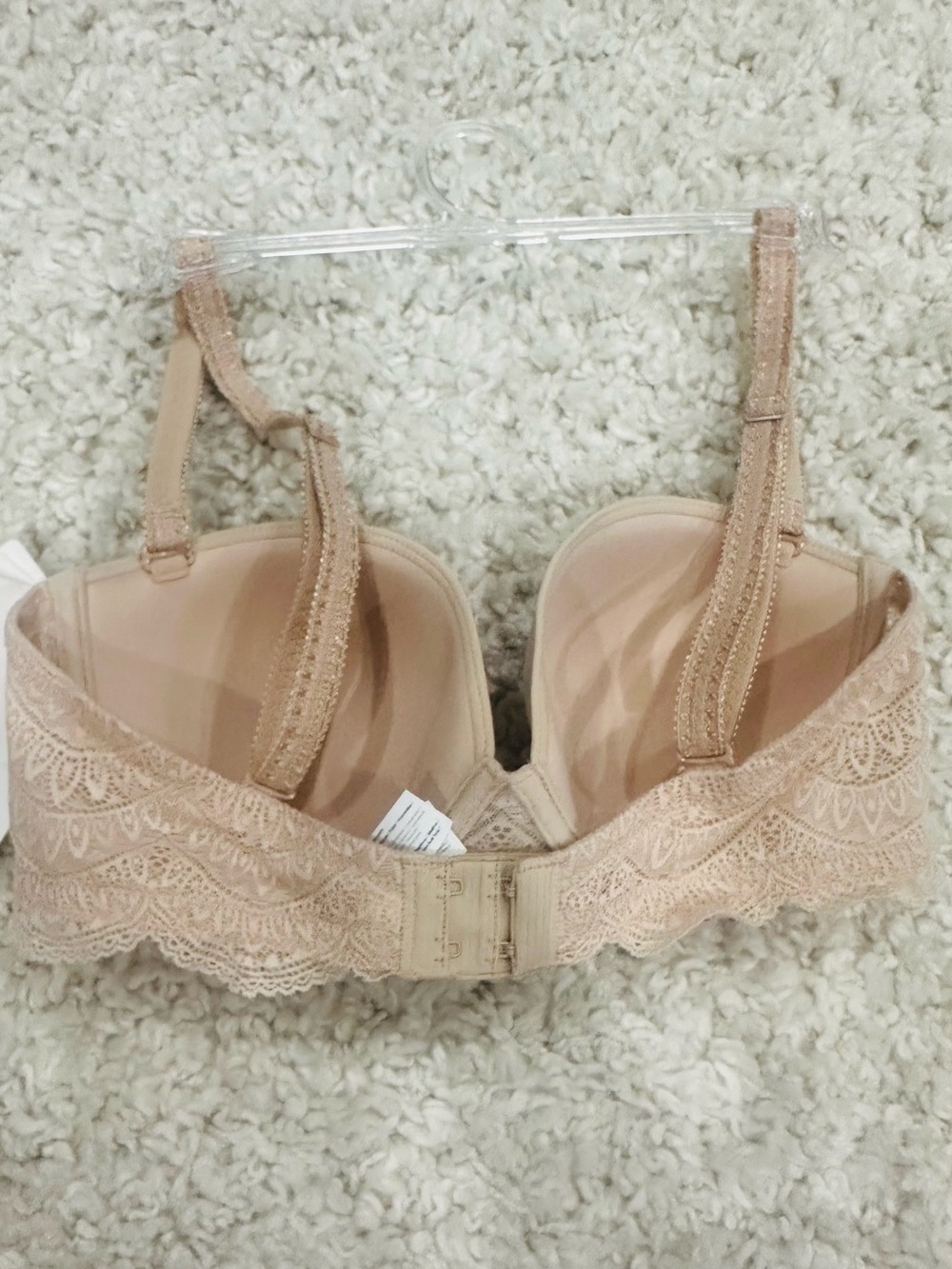 Simone Perele Beige Karma Strapless Lace-Trim Bra Size 34C NWT - Picture 5 of 6